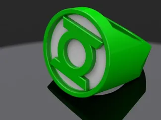Green Lantern Ring size 18