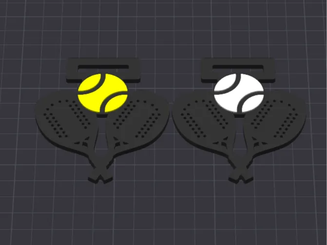 Medalha Raquetes Beach Tennis