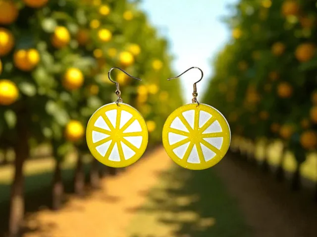 Lemon v2 earrings