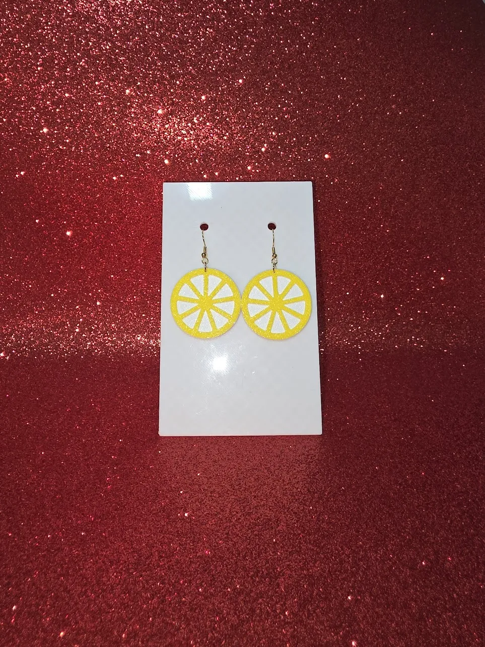 Lemon v2 earrings view 2