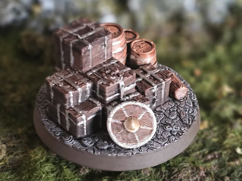 Medieval Supply/Objective Marker Tabletop Wargames