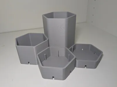 Modular pencil holder / desk organizer