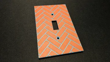 Adorno temático: Herringbone Tile Switch Plate Assortment — vista de referencia 3