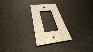 Adorno temático: Herringbone Tile Switch Plate Assortment — vista de referencia 5