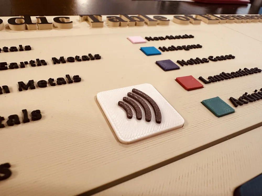 The Periodic Table of Elements by 3D print cafe MakerWorld: Download ...