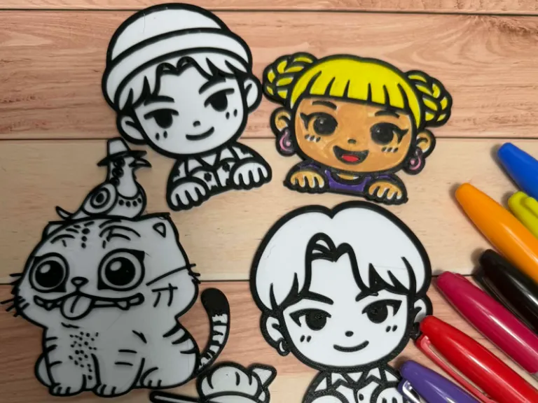 KPop Demon Hunters Coloring 