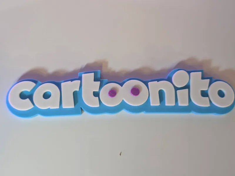 Cartoonito Logo – Colorful 3D (No AMS)