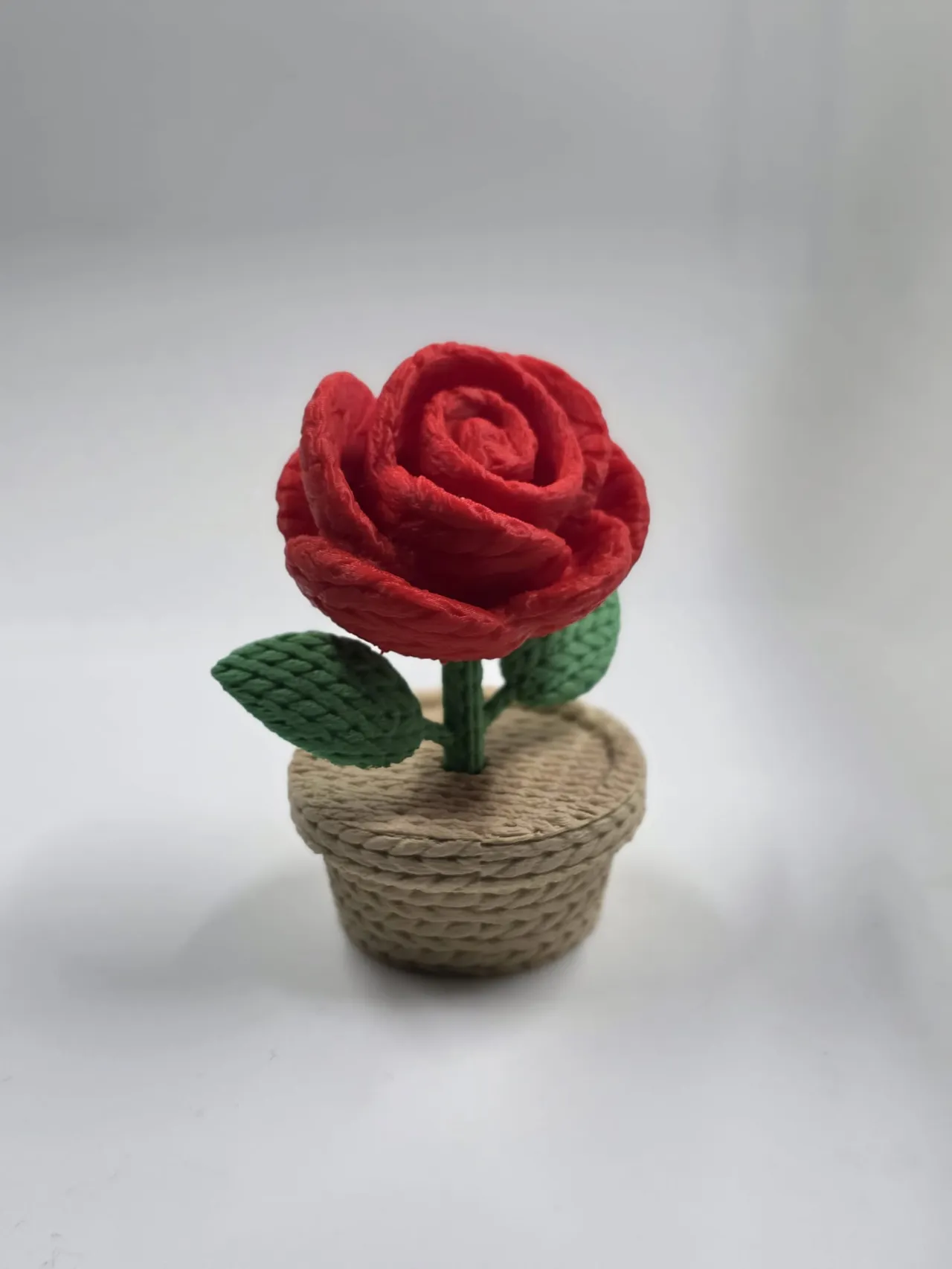 Knitted Rose view 4