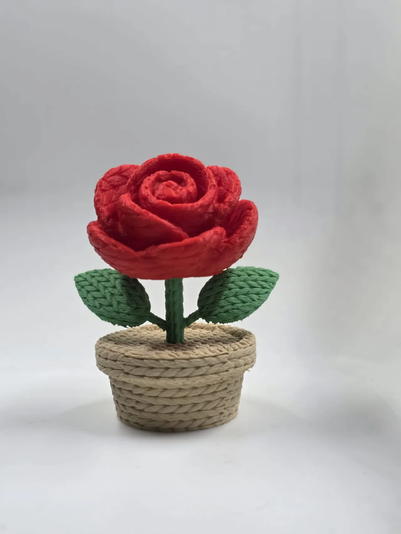 Knitted Rose view 3