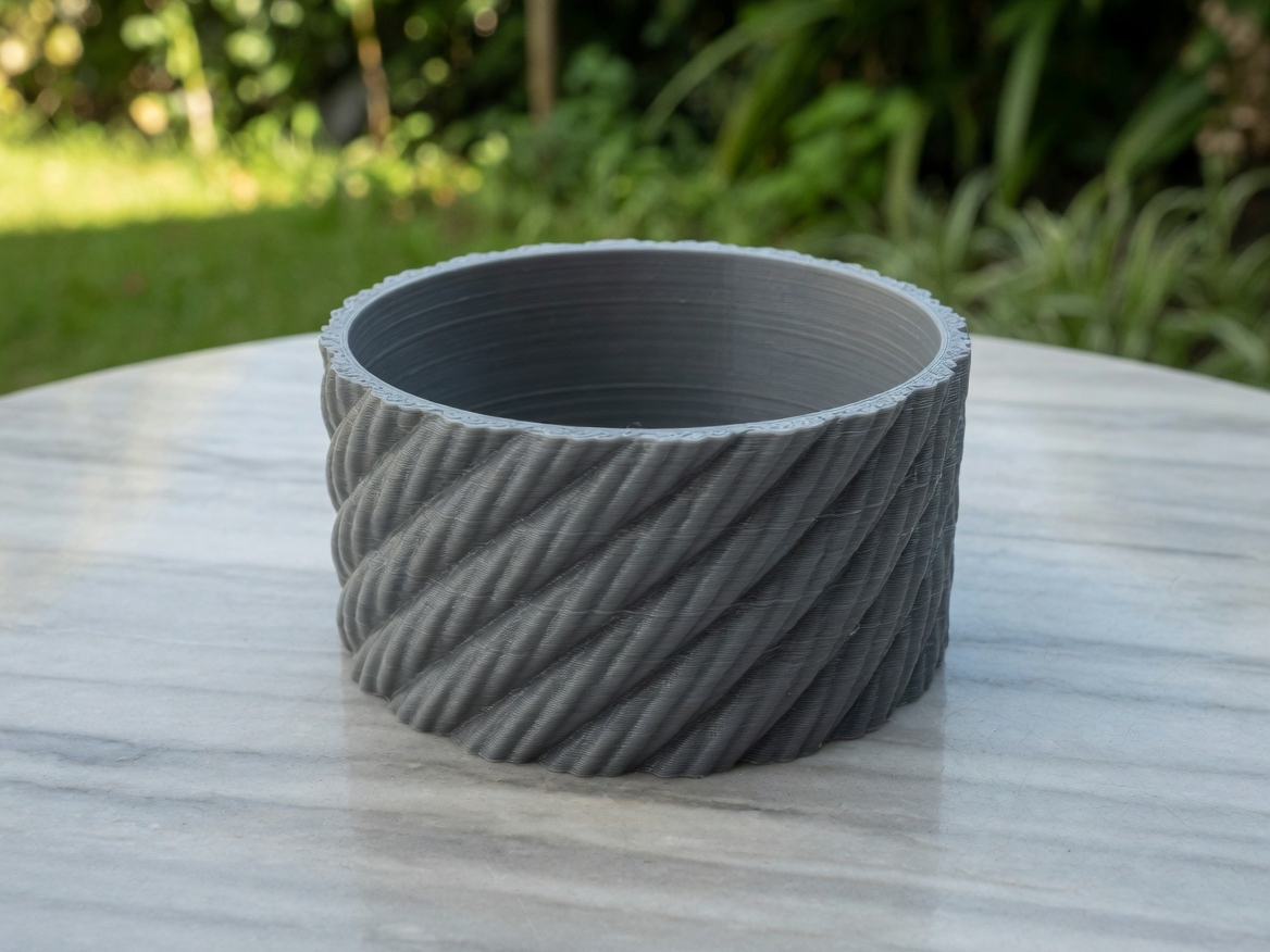 Twisted Ribs Helix Tealight Candle Holder