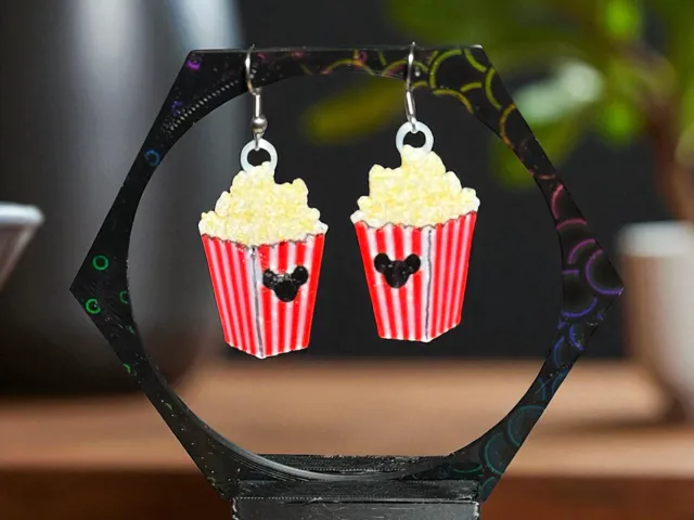 Disney Popcorn bucket earrings