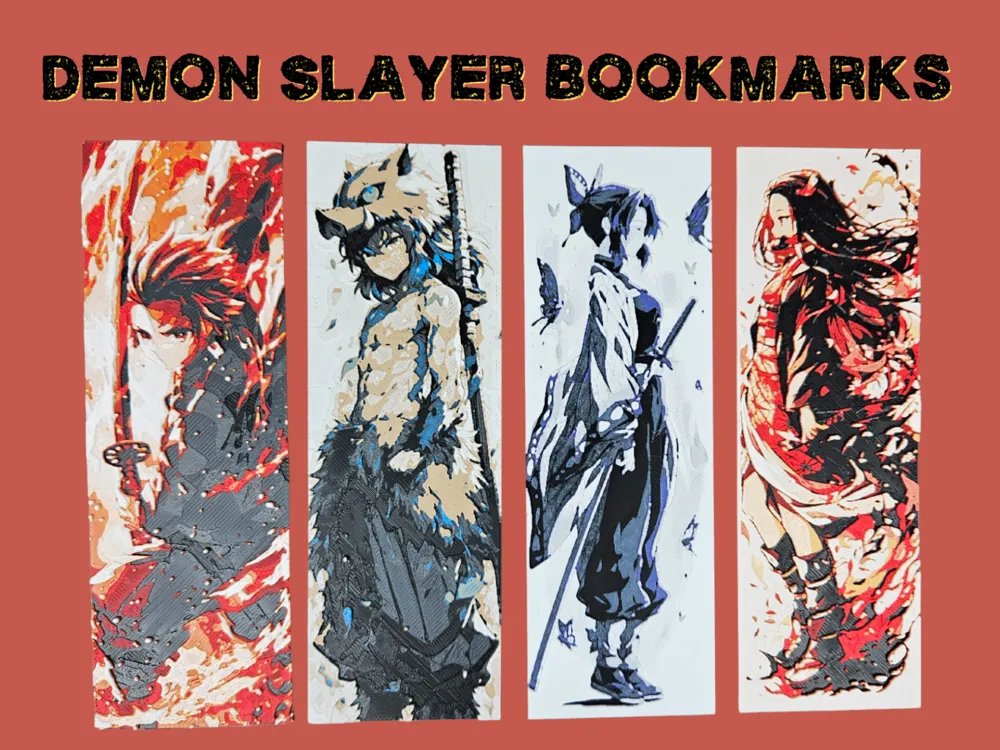 Demon Slayer Bookmarks