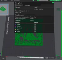 0.2mm layer, 2 walls, 15% infill