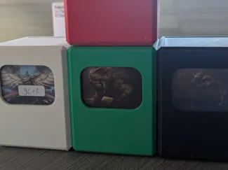 Stackable Magic: The Gathering Deckbox with window