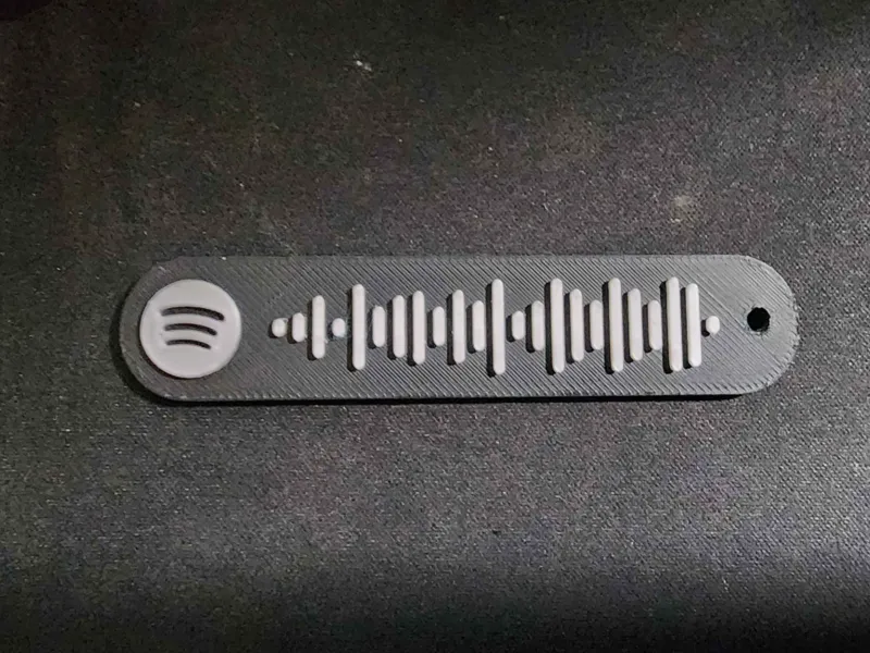 Spotify Code Keychain | Bazzi - Beautiful 