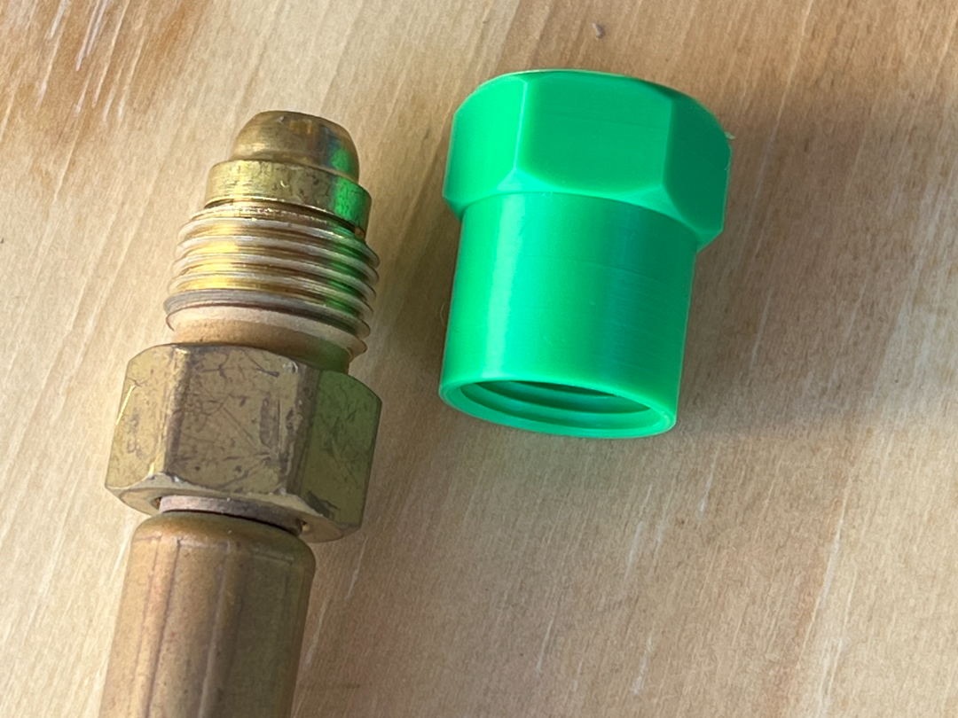 Gas Line Welding Cap 5/8-18
