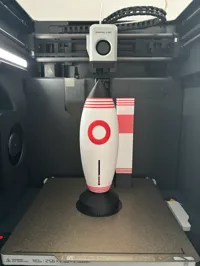 Rocket Lamp LED - 3 Colors + Red Windows