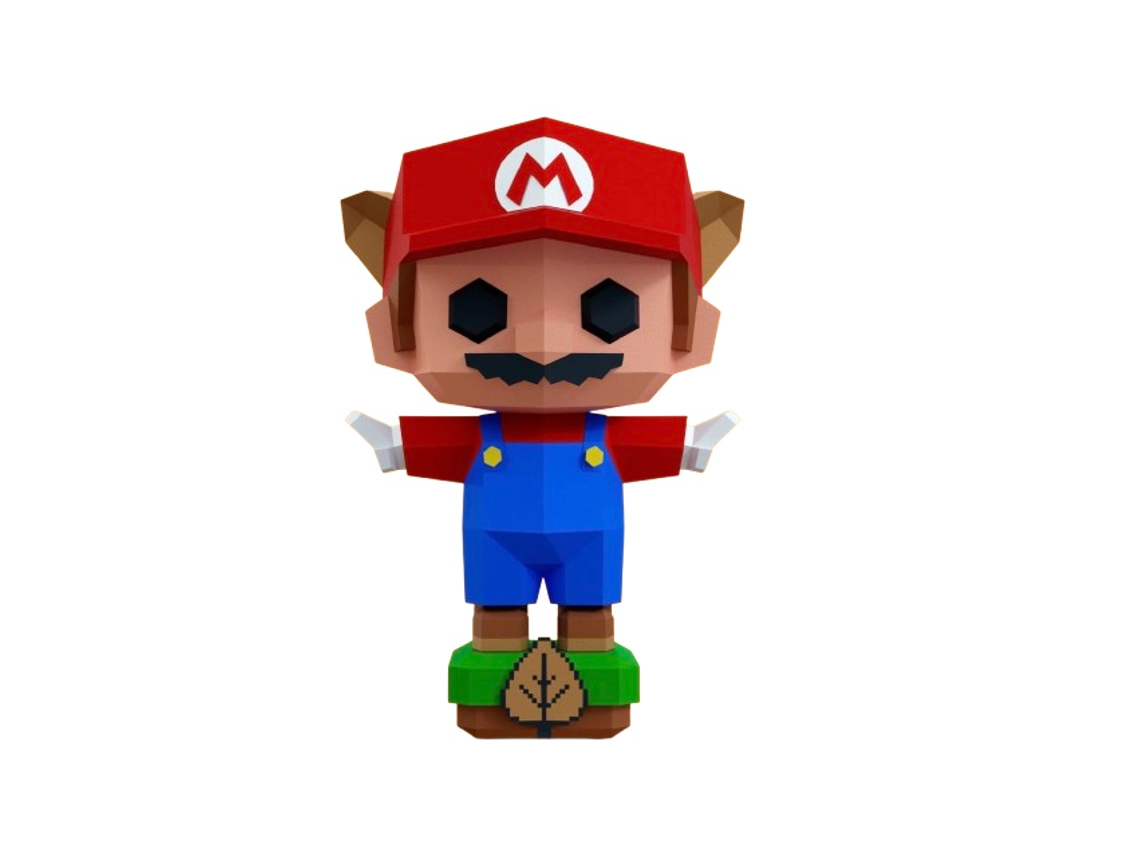マリオ x パニッシャー 3Dカスタムフィギュア マリオ x パニッシャー