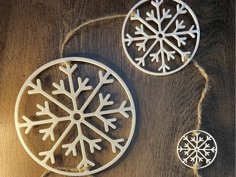 Christmas decoration - Snowflakes - Garland