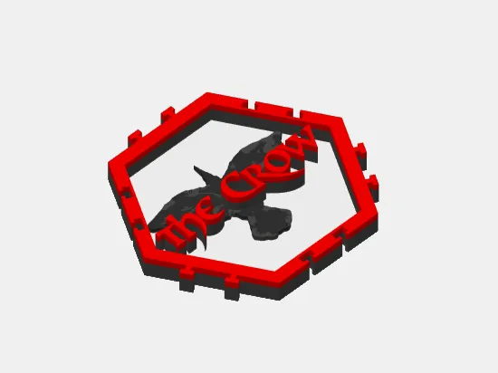 The Crow Hexagon Sign