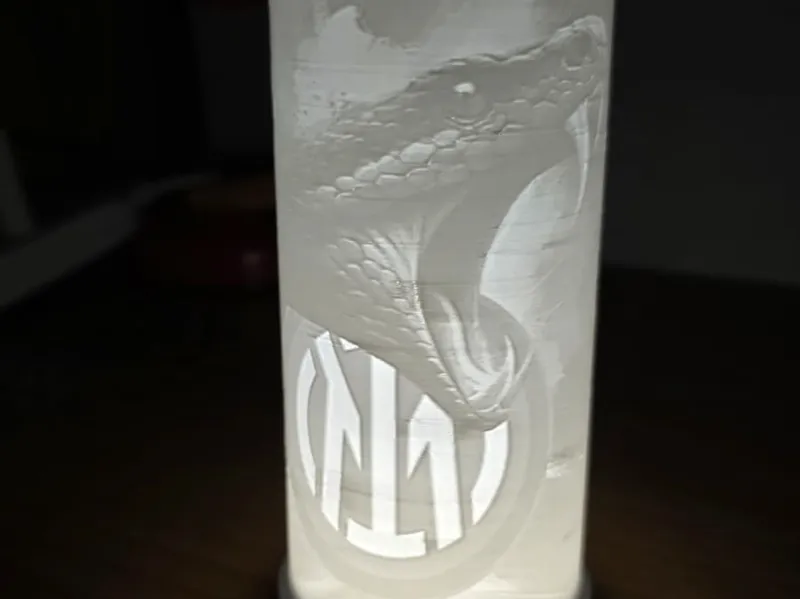 Lampada litofania Inter kit 001
