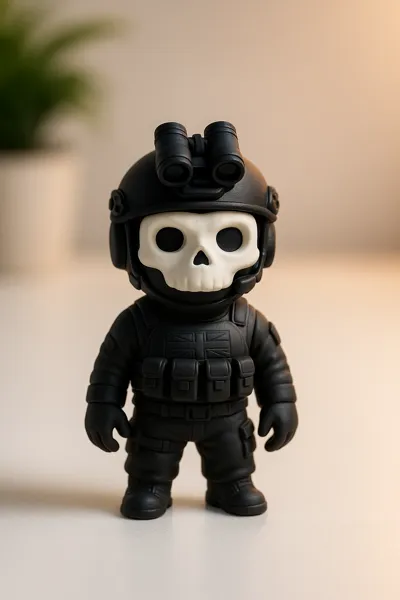 【匿名配送】COD Ghost ゴースト　ぬいぐるみ 20cm Konig cod plush - Etsy 日本