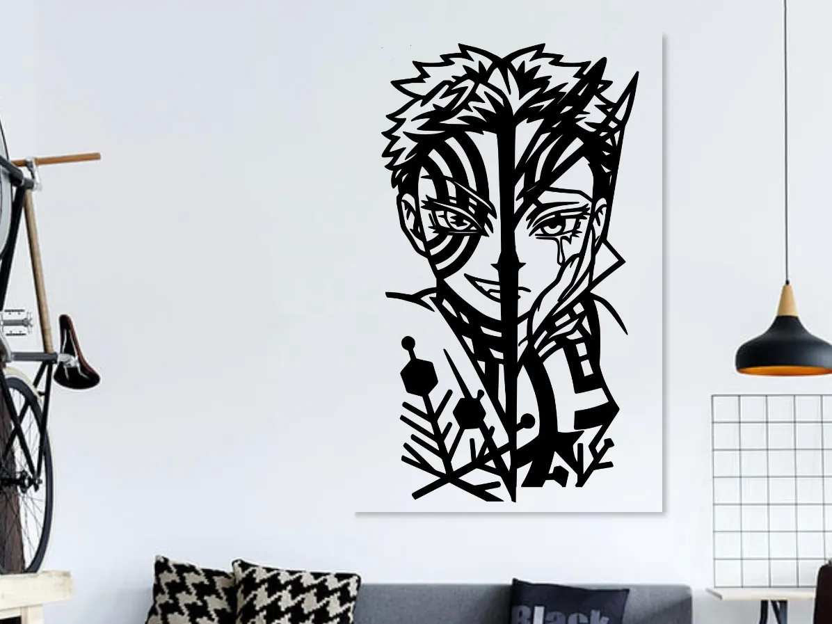 Demon Slayer - Kimetsu no yaiba - Akaza 2d wallart - Free 3D Print ...