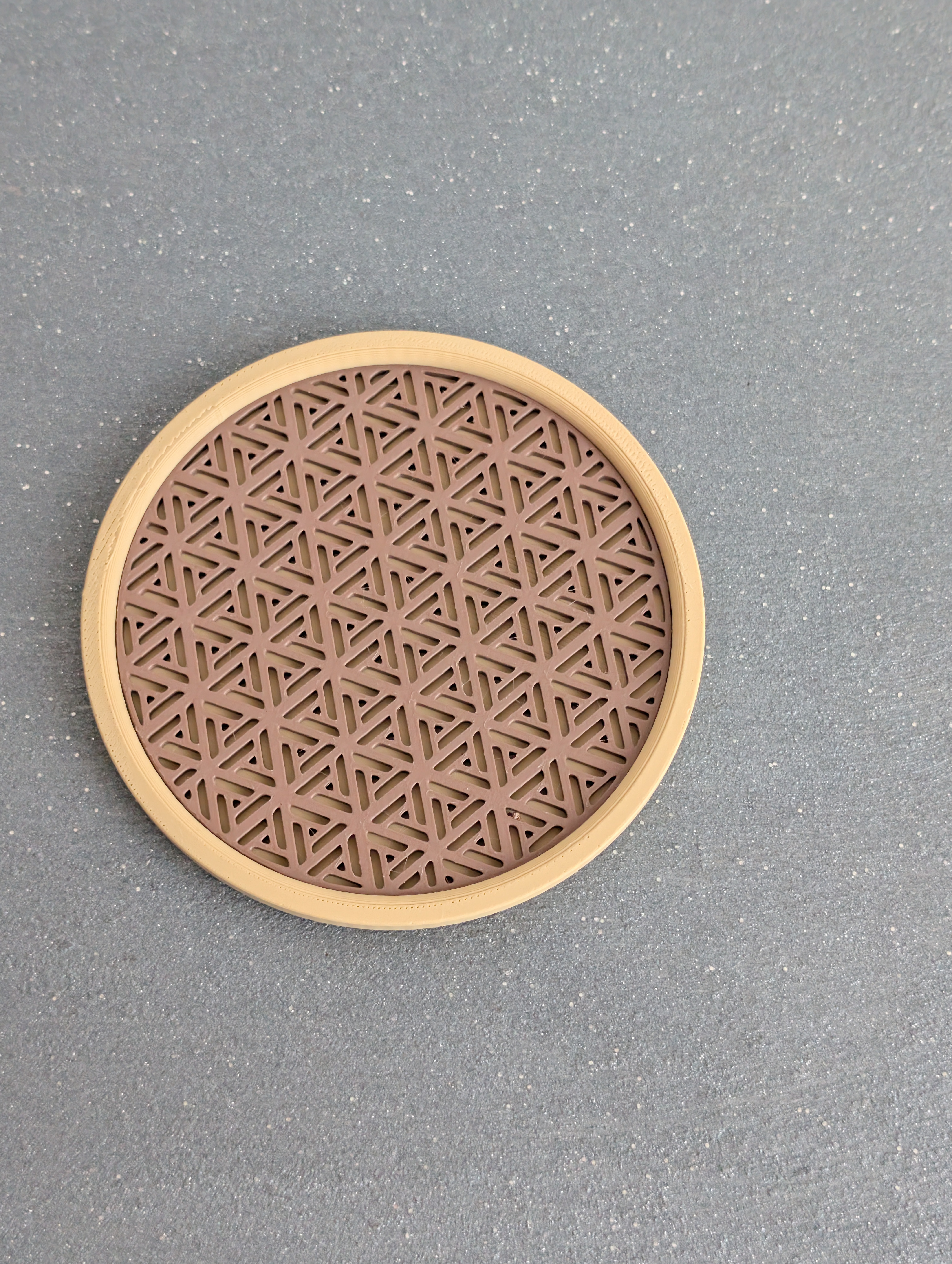 Miniatura 1 do modelo 3D Kumiko Coaster & Storage - Customizable