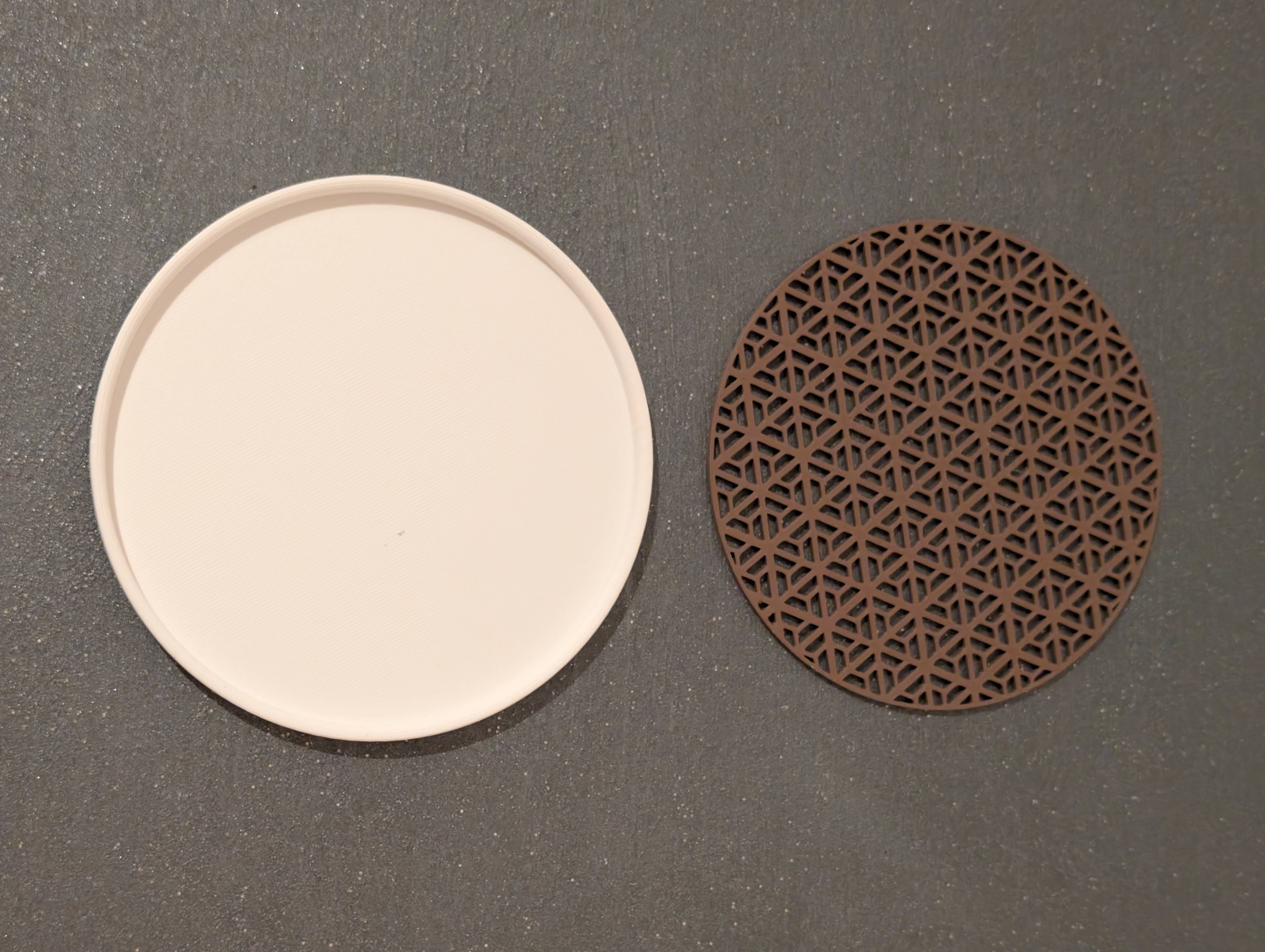 Miniatura 4 do modelo 3D Kumiko Coaster & Storage - Customizable