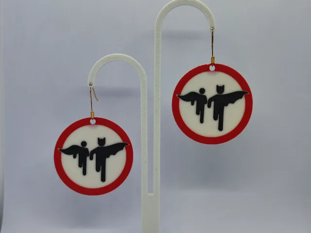 Aretes Dúo Sombrío