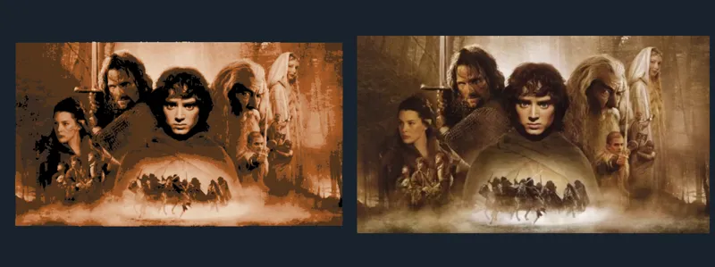 Lord of the Rings Charaters HueForge