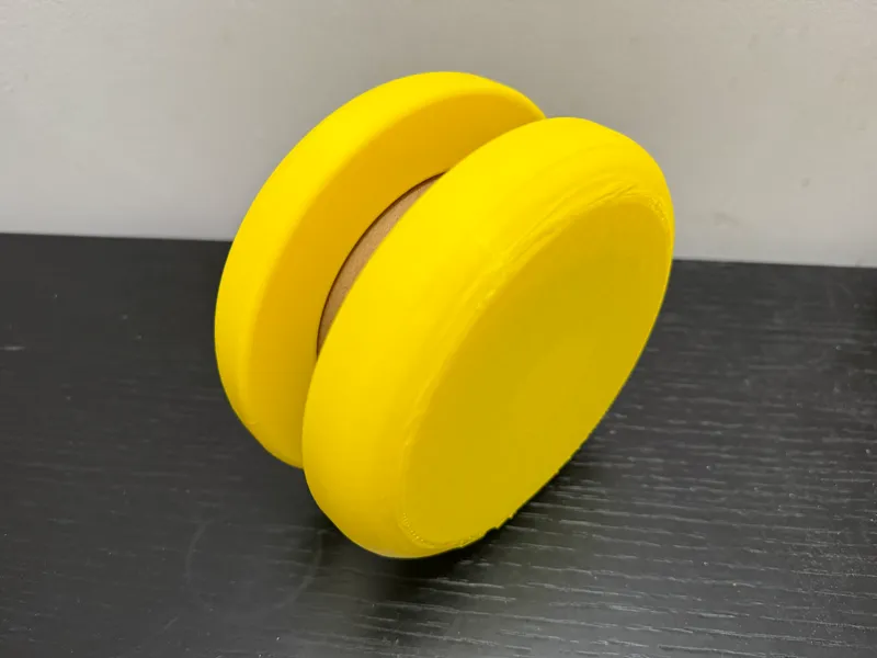 Reusing Cardboard Spools: Giant Yo-Yo Wheel