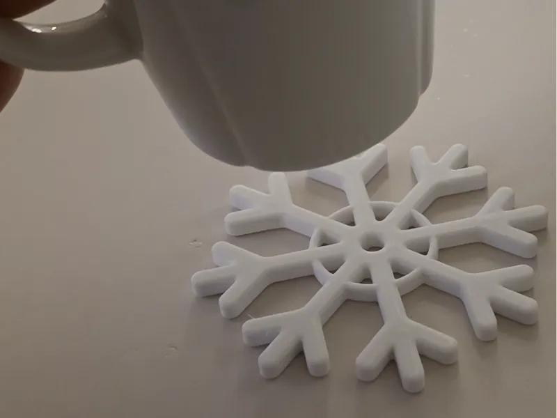 Snowflake Coaster