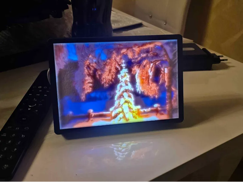 Christmas lithopane