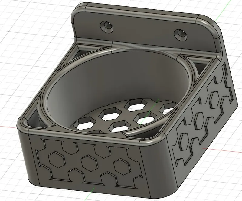 Wall-Bracket for 70mm Spray Cans  