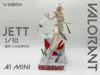 Valorant Jett 1/10 Figure Model - Monochrome Version - A1 Mini Version