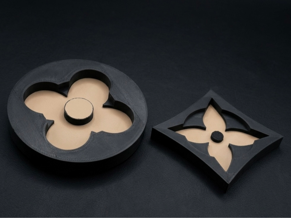 Little LV coaster for 100ml perfume bottles