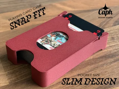 Slim playing card case/box