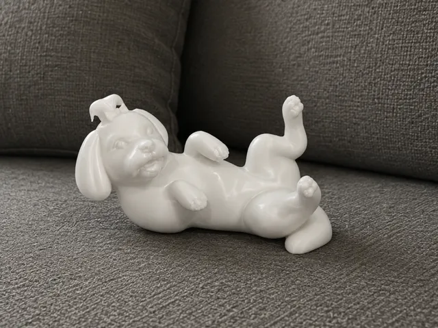Lying Maltese - Animal - Dog - Decor