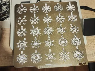 Christmas Snowflake Ornaments