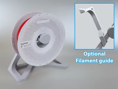 Spool Holder/Stand (with removable filament guide)