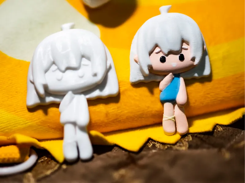 饼干脸   可爱  Q版娃娃 冰箱贴