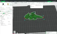 Baby Dragon Flexi Keychain 0.2mm layer, 2 walls, 15% infill