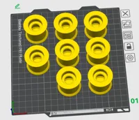 TPU spool roller