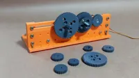GEARS SET 0.2mm layer, 2 walls, 15% infill