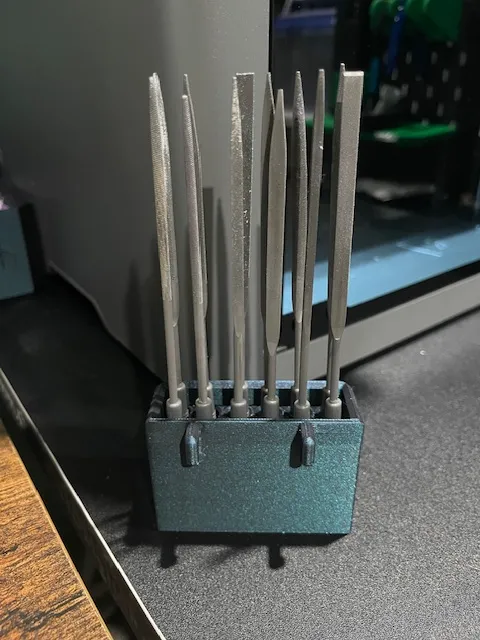 Harbor Freight Precision Needle File Skadis Holder - Free 3D Print ...