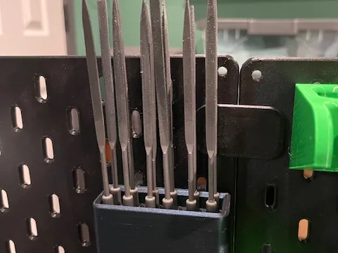 Harbor Freight Precision Needle File Skadis Holder