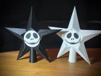 Jack skellington christmas tree topper