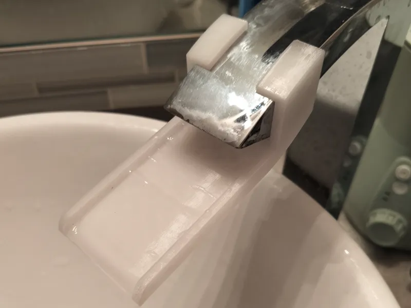 Faucet Waterfall Extension