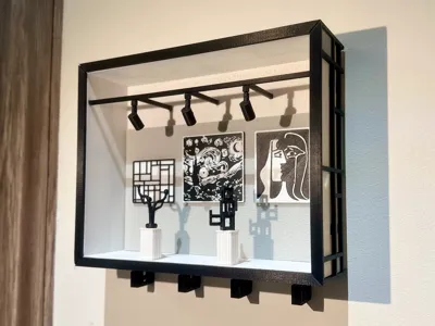 Miniature Museum Key Organiser (Wall Mounted)
